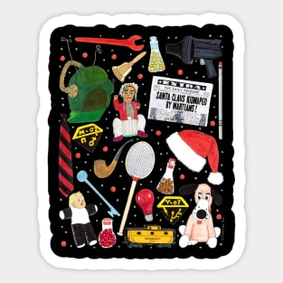 Santa Claus Conquers the Martians Sticker